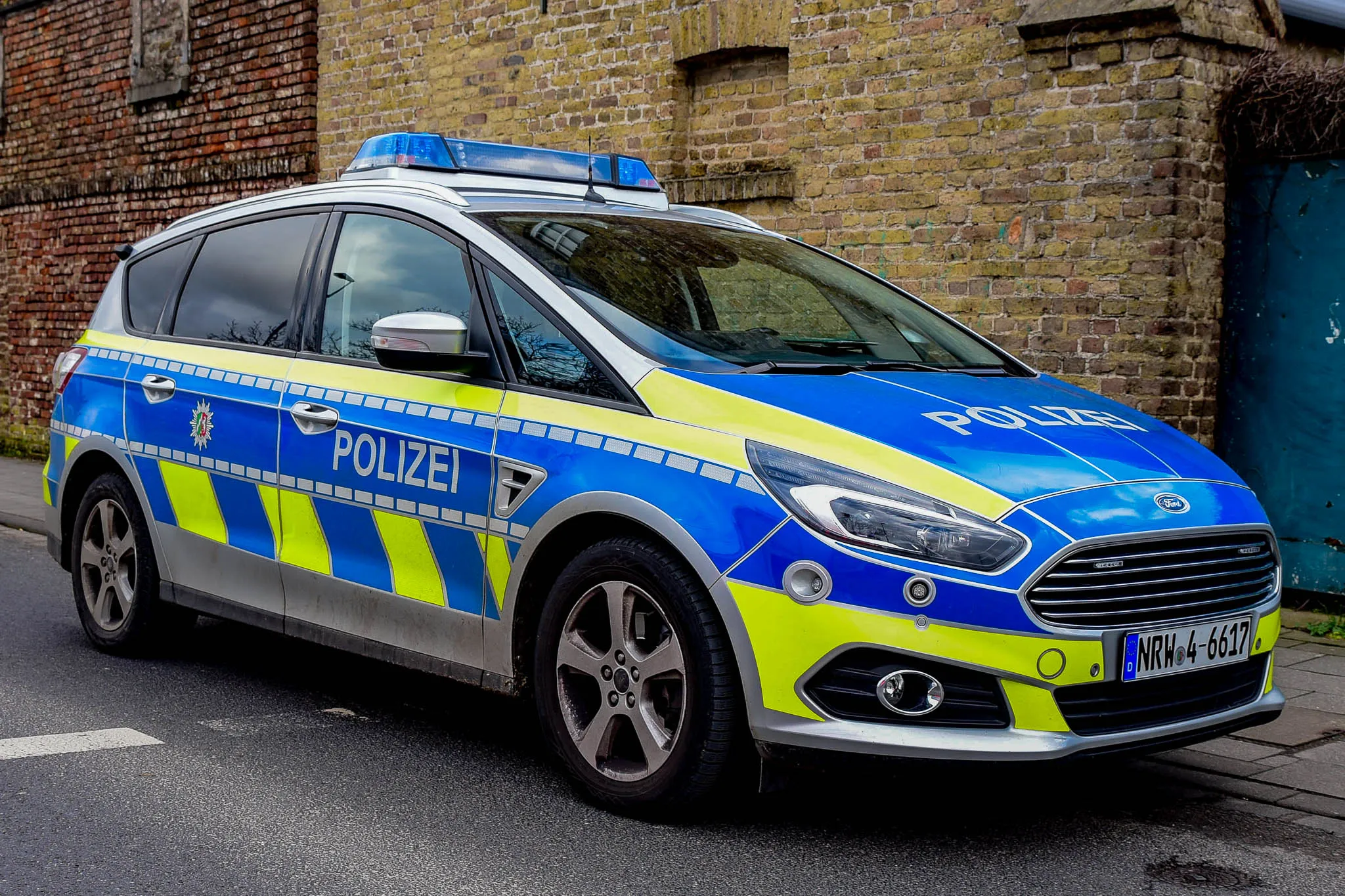 Streifenwagen der Polizei