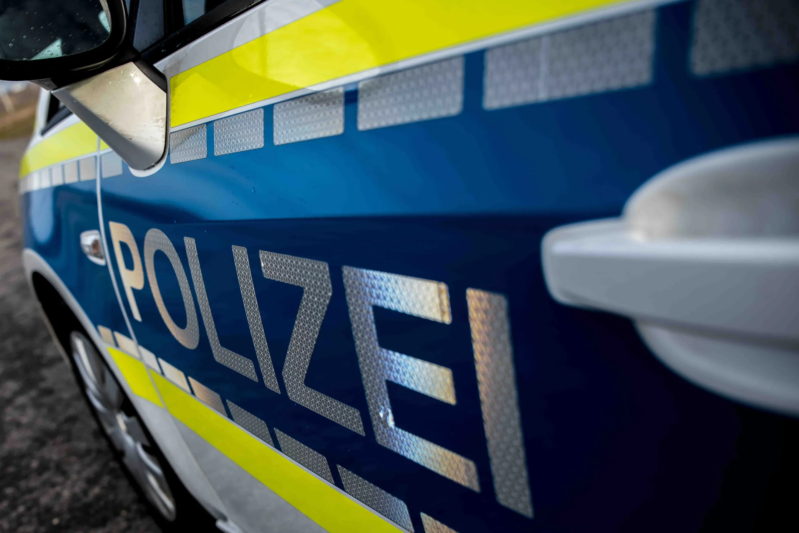 Schriftzug Polizei