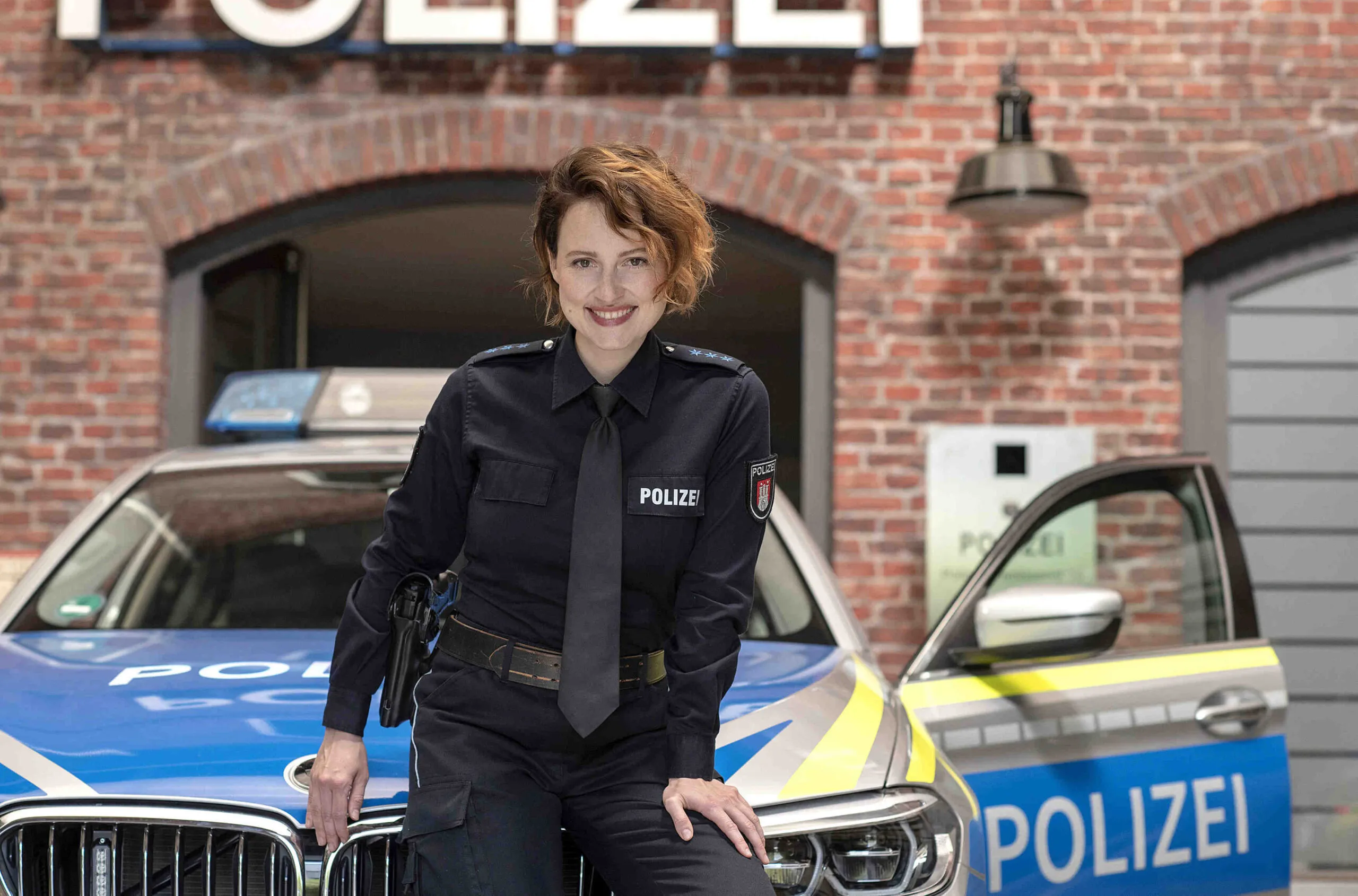 Wanda Perdelwitz als Nina Sieveking vor dem 14/2 im Grossstadtrevier