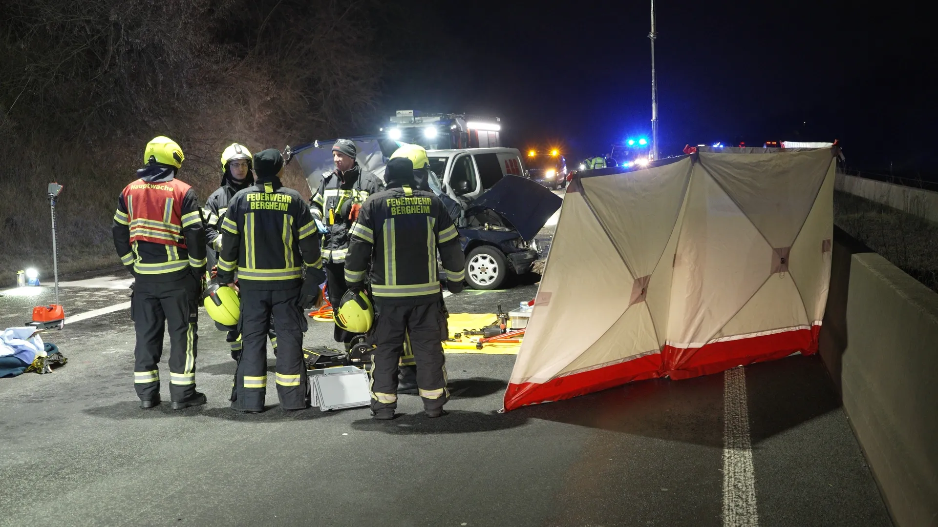Drei Tote bei Unfall auf der A61