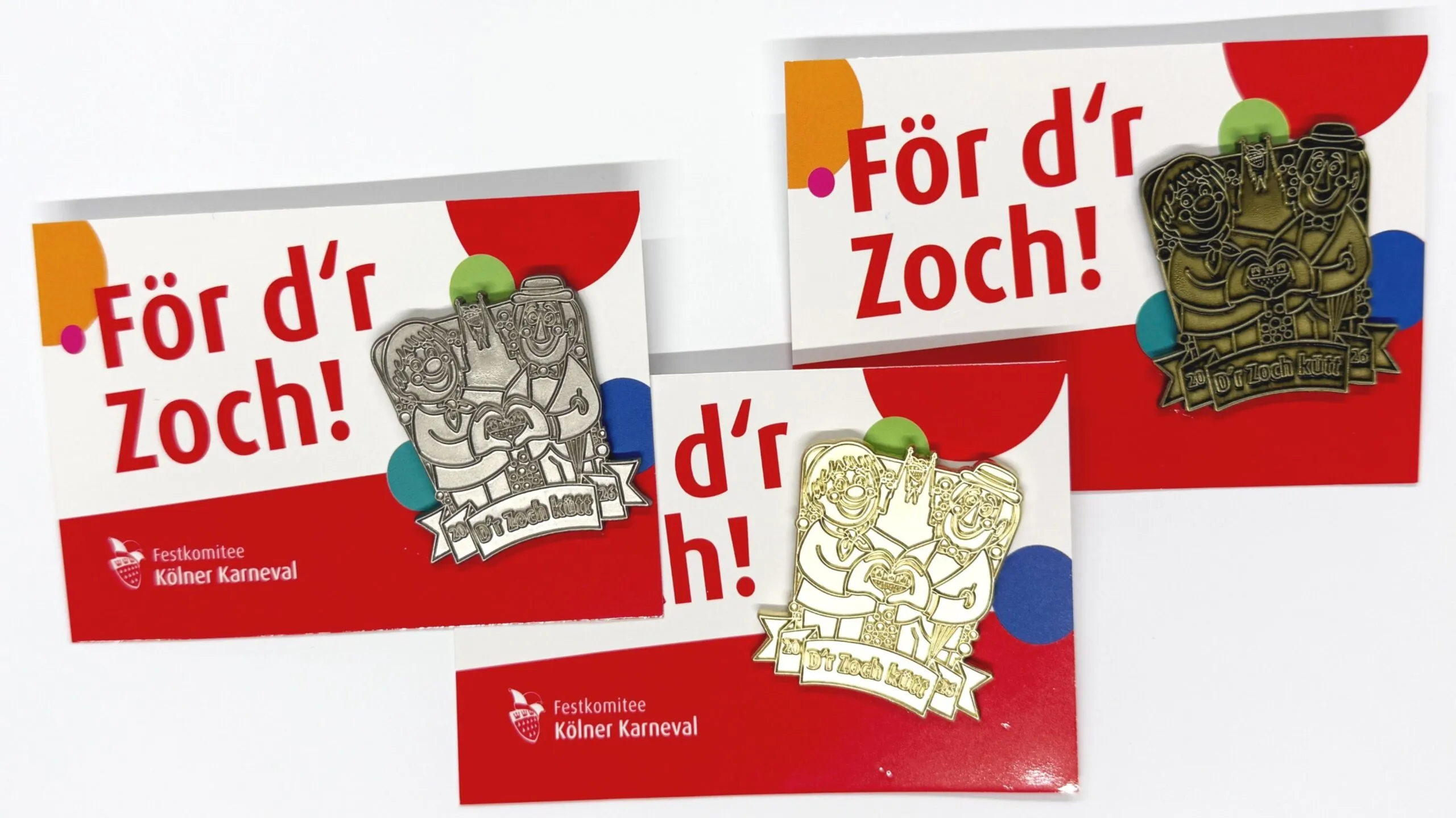 Rosenmontagszug-Spange 2026: Verkauf der Anstecker startet in Köln