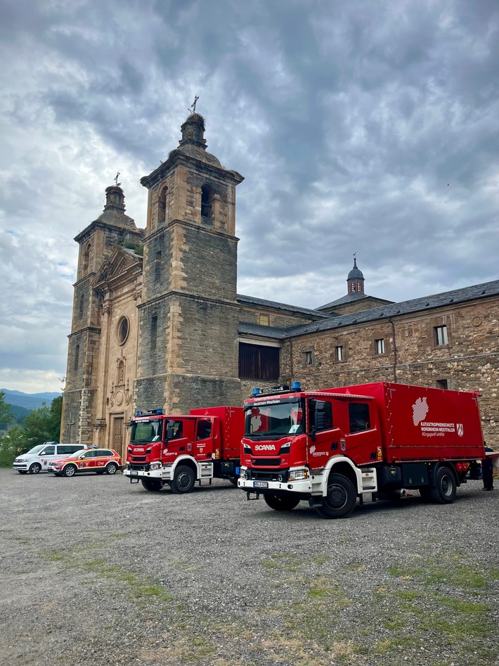 EU-Waldbrandmodul Einsatz Spanien Einsatz des EU-Waldbrandmoduls in Spanien endet Feuerwehreinsatz