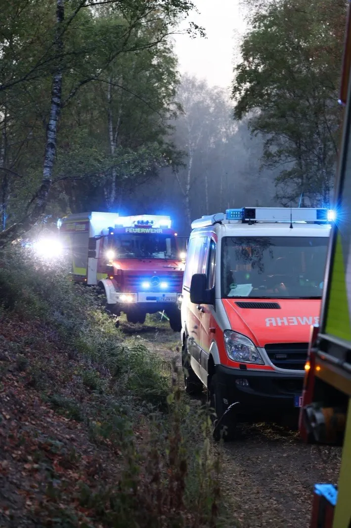 Waldbrand Hürtgenwald Feuerwehreinsatz