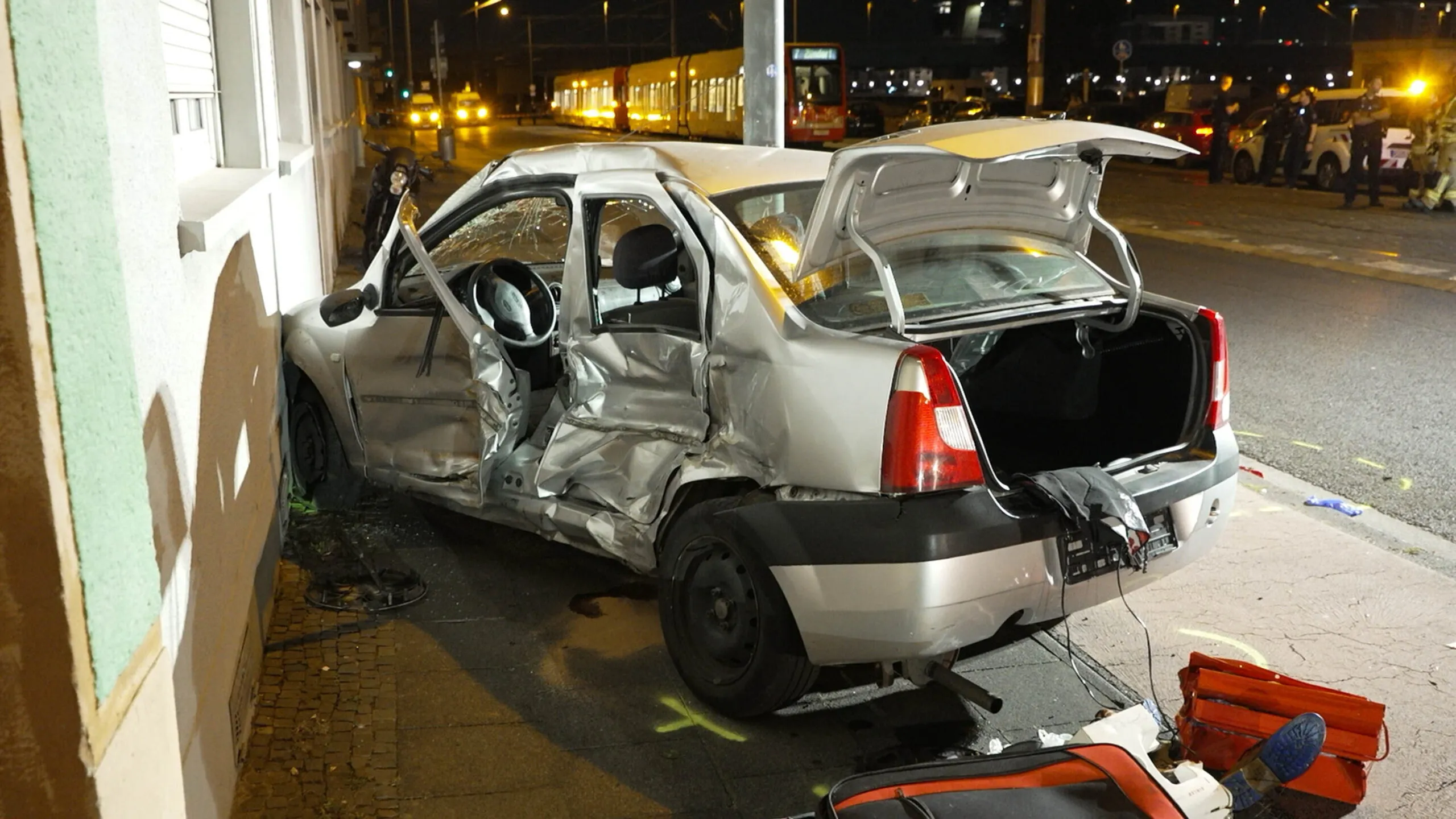 Unfall Köln-Deutz Polizeieinsatz