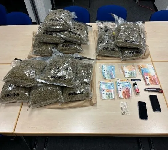 Marihuana Sicherstellung Köln Polizeieinsatz