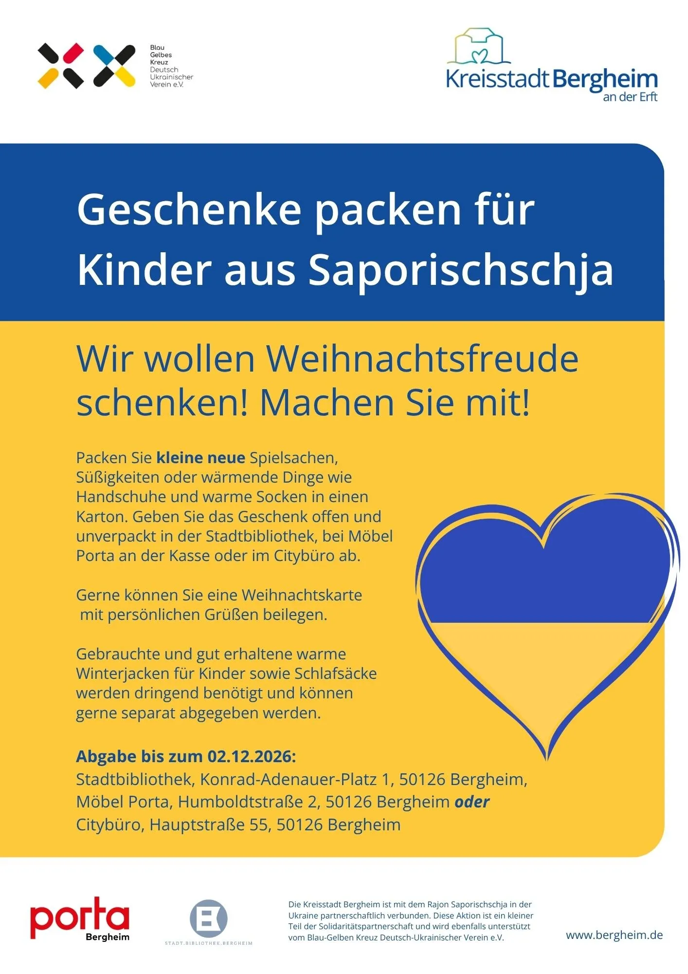 Weihnachtsgeschenke Ukraine